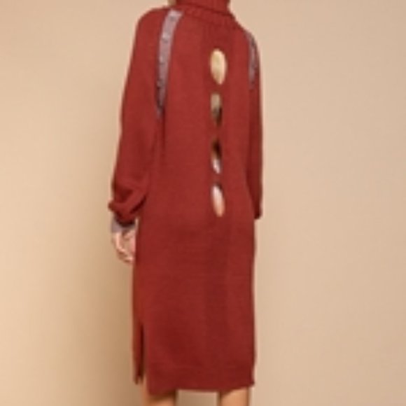 Limited Stock ! Knit Sweater Dress- - Picture 4 of 5